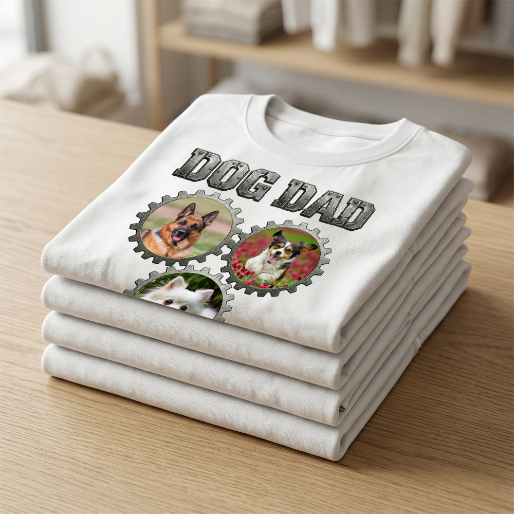 Personalized Dog Dad Gear Frame T-shirt