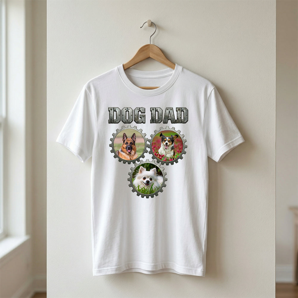 Personalized Dog Dad Gear Frame T-shirt