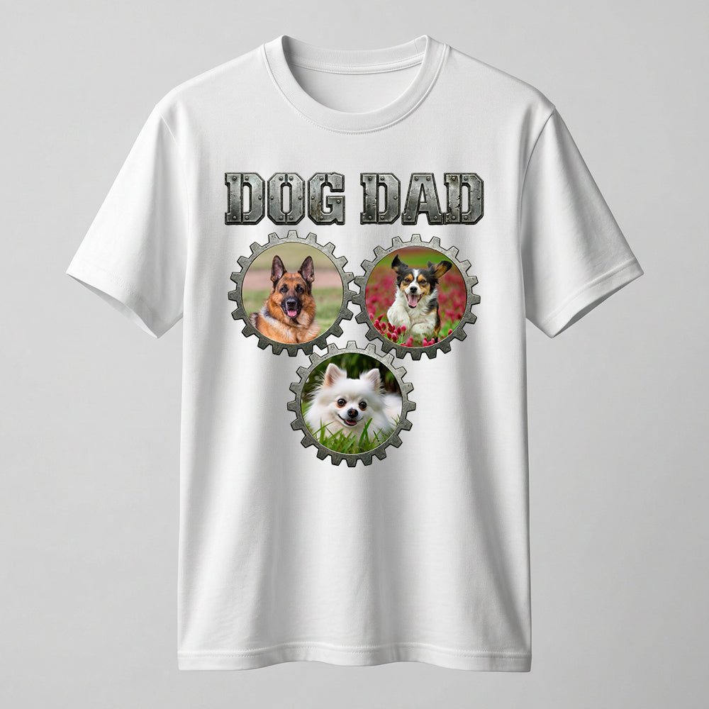 Personalized Dog Dad Gear Frame T-shirt