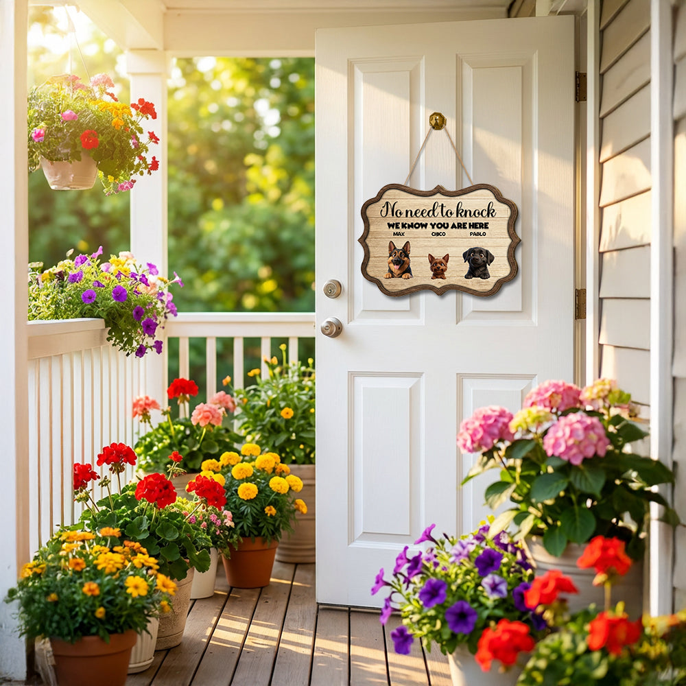 Personalized No Need To Knock Wood Sign