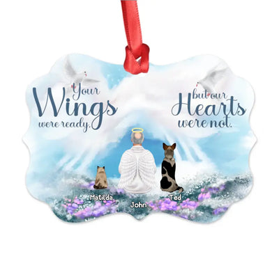 Memorial Ornament - Male/Female and Cat/Dog - Up To 6 Pets