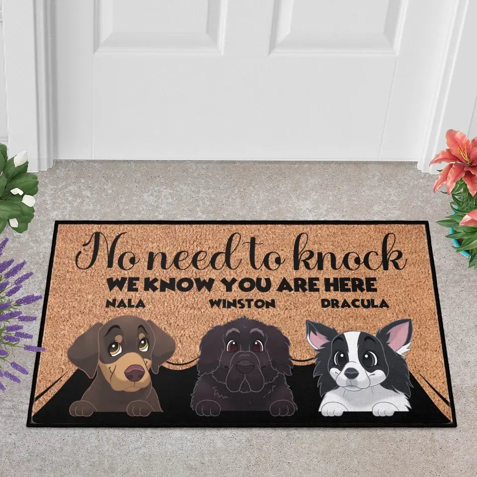 Custom dog doormat online