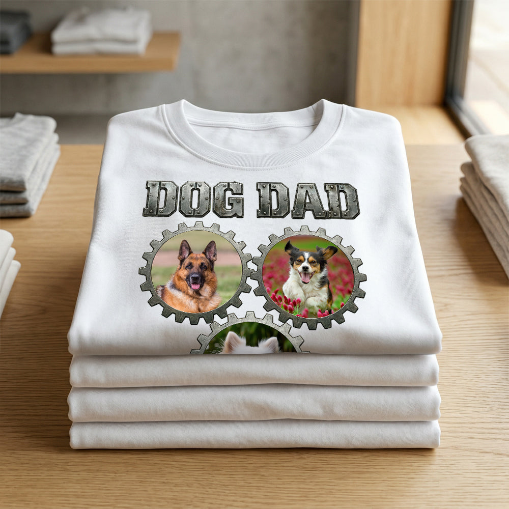 Personalized Dog Dad Gear Frame T-shirt