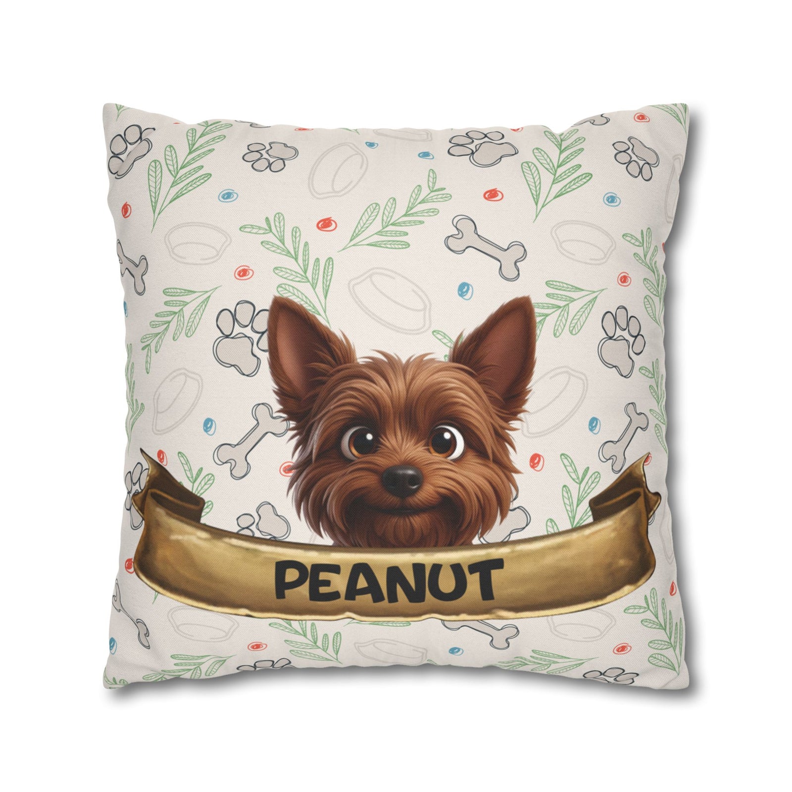 Personalisierte Haustier Kissenhülle - Katze/Hund Haustier Kissenhülle - Haustierbesitzer Geschenk