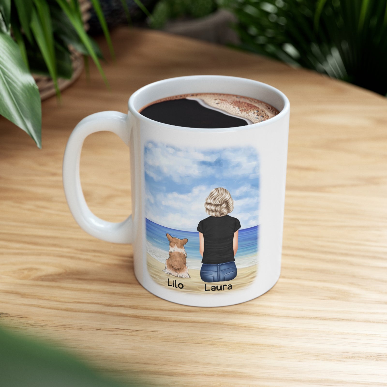 Tasse « Chien Maman » - Tasse personnalisée « Chien Maman »