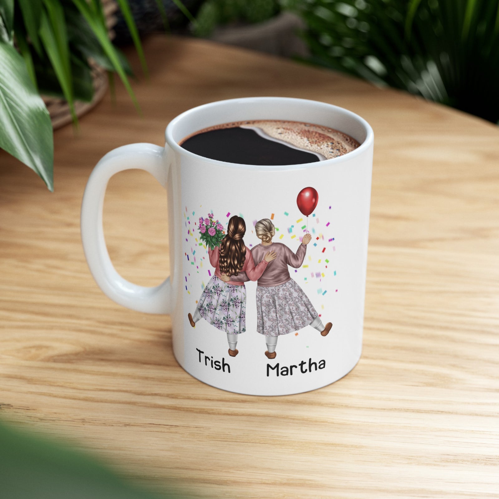 Tasse vintage pour filles - Tasse personnalisée pour meilleures amies
