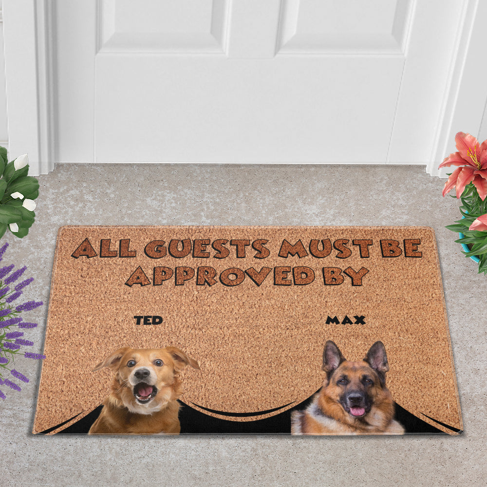Personalized Pets Doormat - Up to 6 Pets
- Decorative Mat - Upload Photo - All guests must be approved by