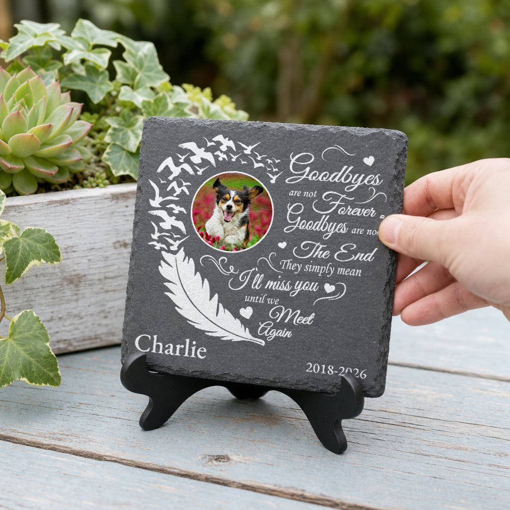 Personalized Pet Memorial Slate Stone