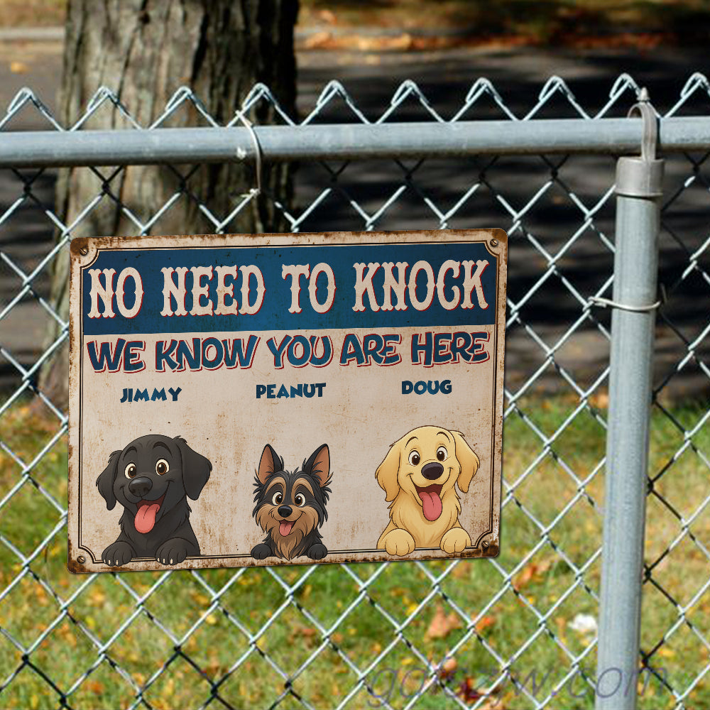 Plaque métallique personnalisée - Décoration d'entrée - Plaque métallique pour animaux de compagnie - Jusqu'à 6 animaux