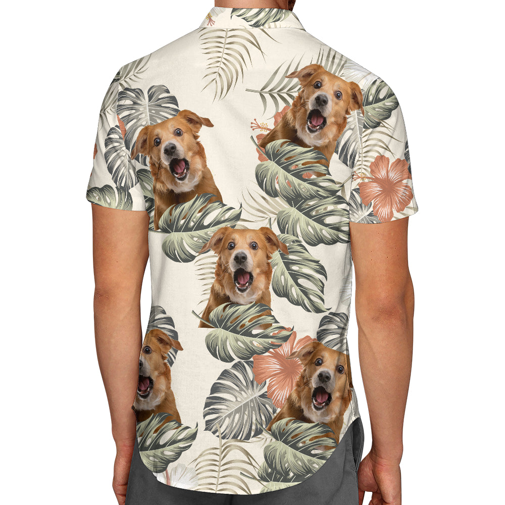 Chemise hawaïenne personnalisée - Téléchargez jusqu'à 6 photos - HS25001