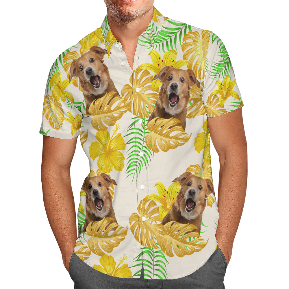 Chemise hawaïenne personnalisée - Jusqu'à 6 photos - Chemise personnalisée - HS25050