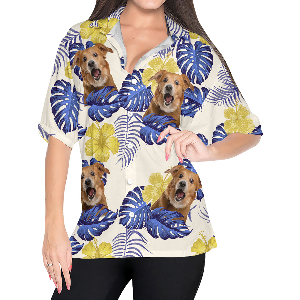 Chemise hawaïenne personnalisée - Jusqu'à 6 photos - Chemise personnalisée - HS25086