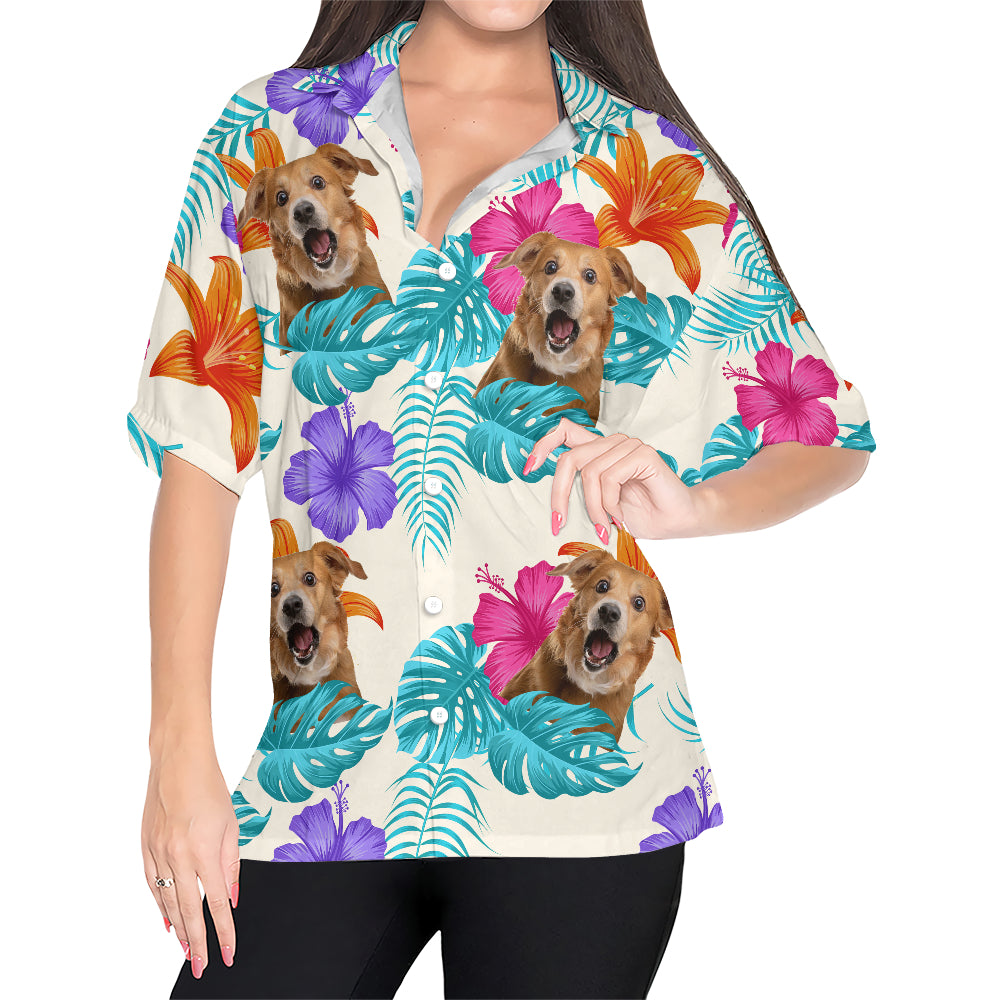 Chemise hawaïenne personnalisée - Jusqu'à 6 photos - Chemise personnalisée - HS25047