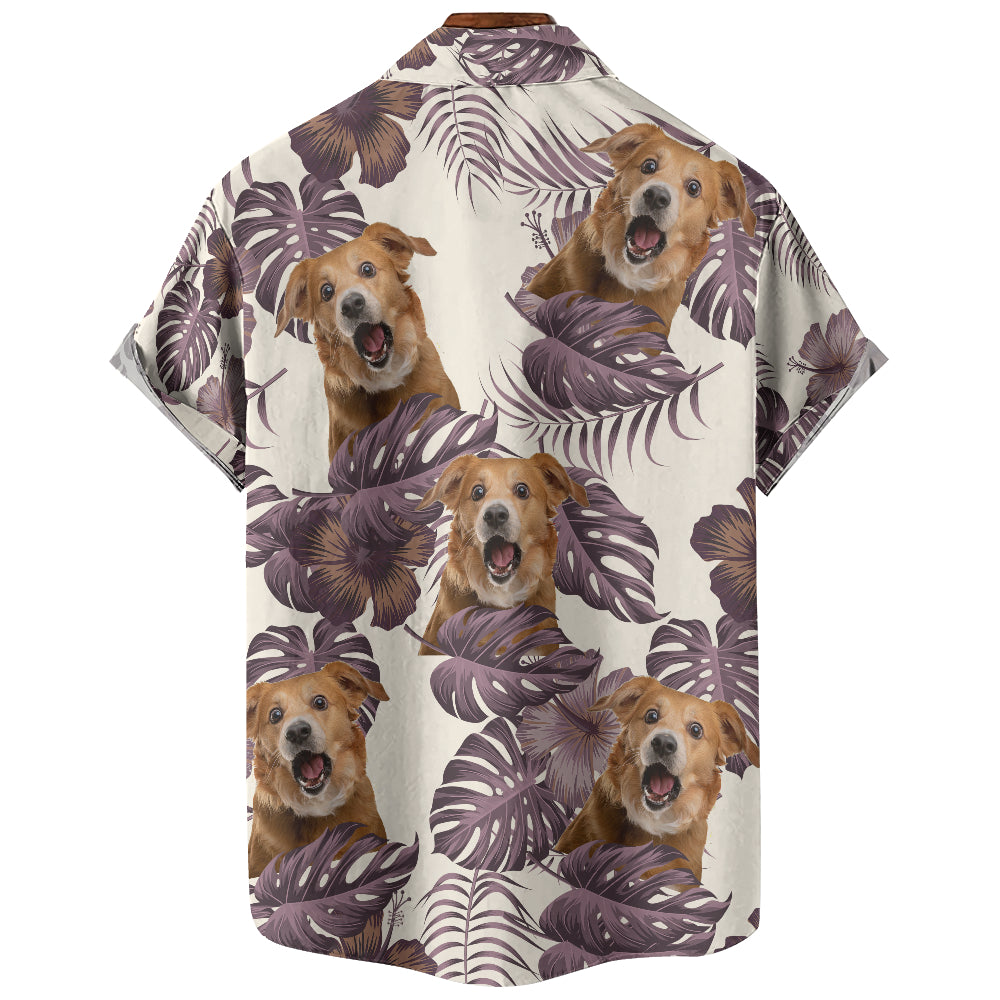 Chemise hawaïenne personnalisée - Jusqu'à 6 photos - Chemise personnalisée - HS25071