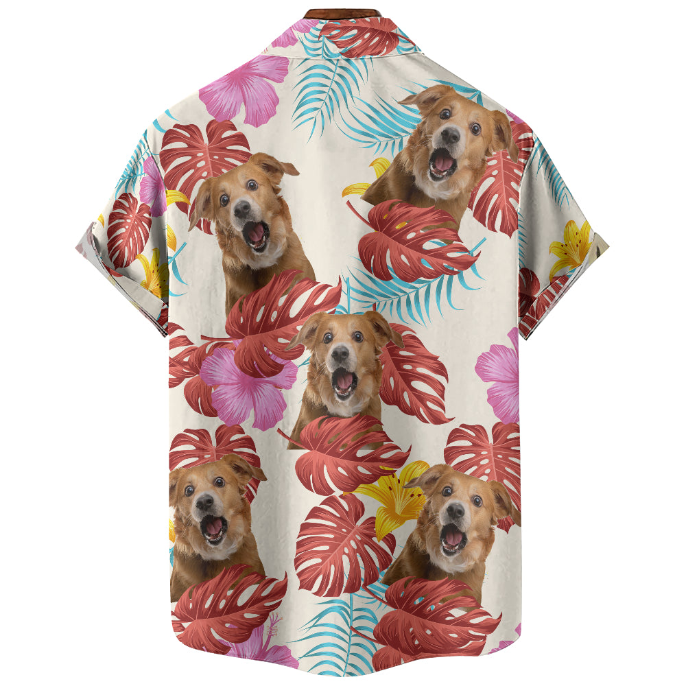 Chemise hawaïenne personnalisée - Jusqu'à 6 photos - Chemise personnalisée - HS25042