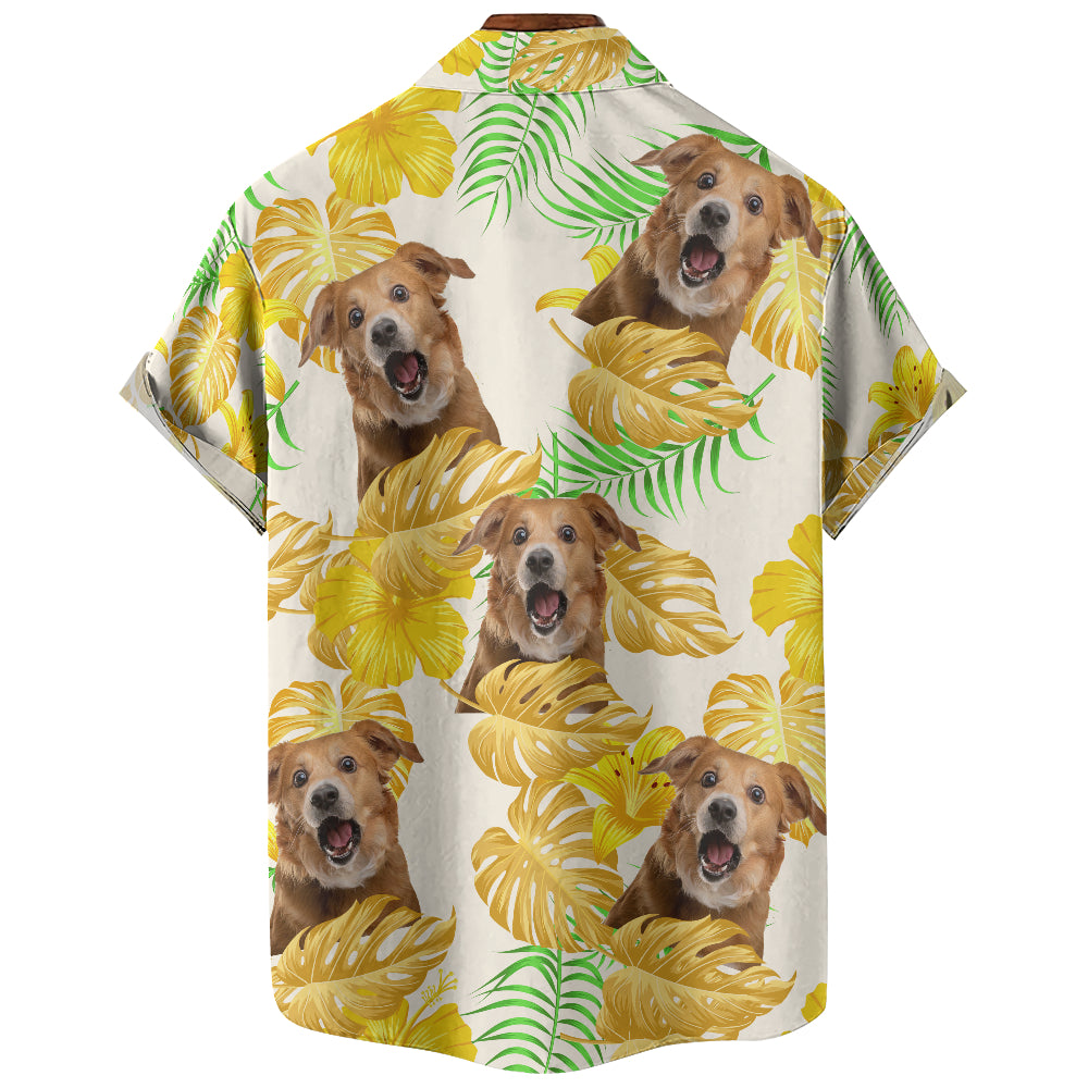 Chemise hawaïenne personnalisée - Jusqu'à 6 photos - Chemise personnalisée - HS25050