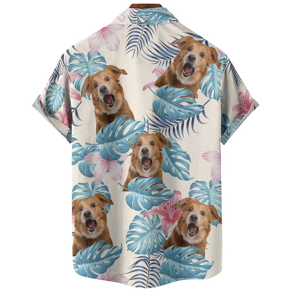 Chemise hawaïenne personnalisée - Jusqu'à 6 photos - Chemise personnalisée - HS25048