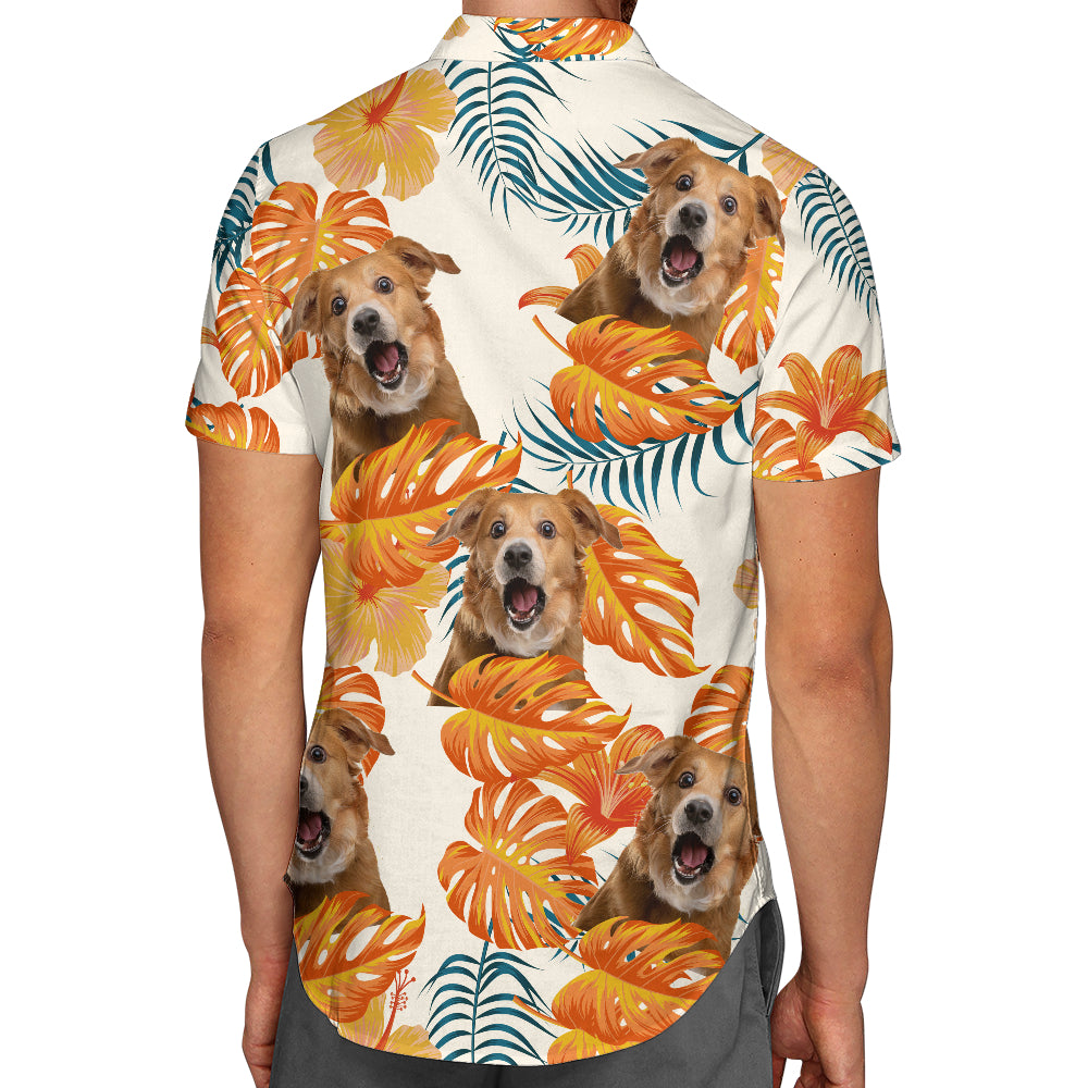 Chemise hawaïenne personnalisée - Jusqu'à 6 photos - Chemise personnalisée - HS25093