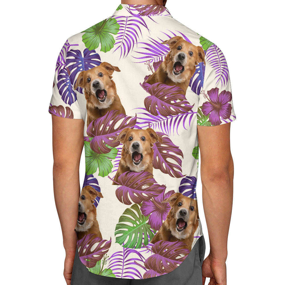 Chemise hawaïenne personnalisée - Jusqu'à 6 photos - Chemise personnalisée - HS25075