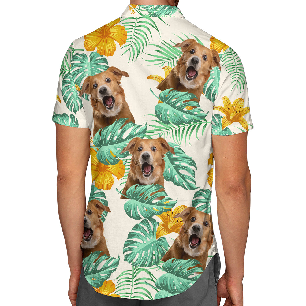 Chemise hawaïenne personnalisée - Jusqu'à 6 photos - Chemise personnalisée - HS25066