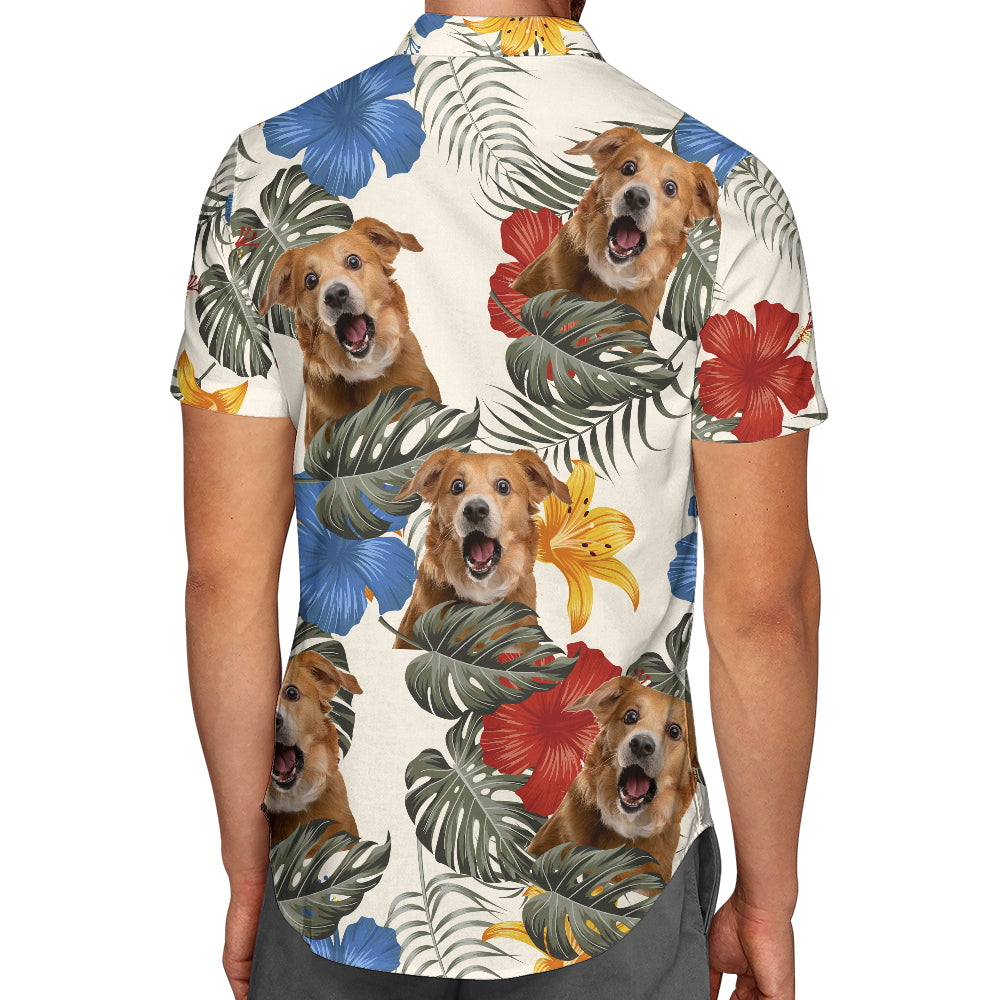 Chemise hawaïenne personnalisée - Jusqu'à 6 photos - Chemise personnalisée - HS25022