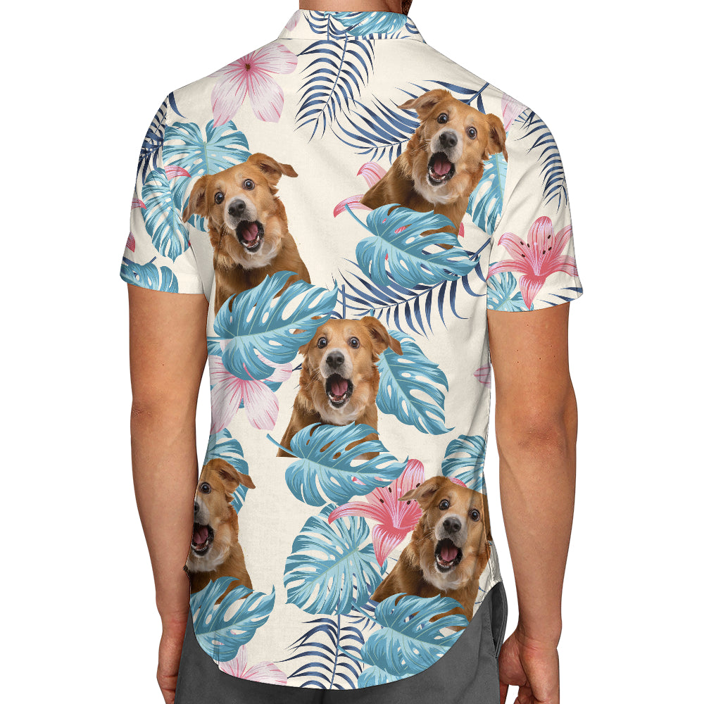 Chemise hawaïenne personnalisée - Jusqu'à 6 photos - Chemise personnalisée - HS25048