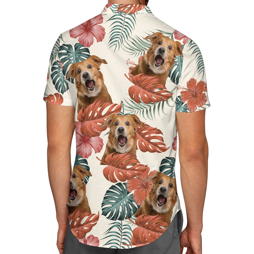 Chemise hawaïenne personnalisée - Jusqu'à 6 photos - Chemise personnalisée - HS25058