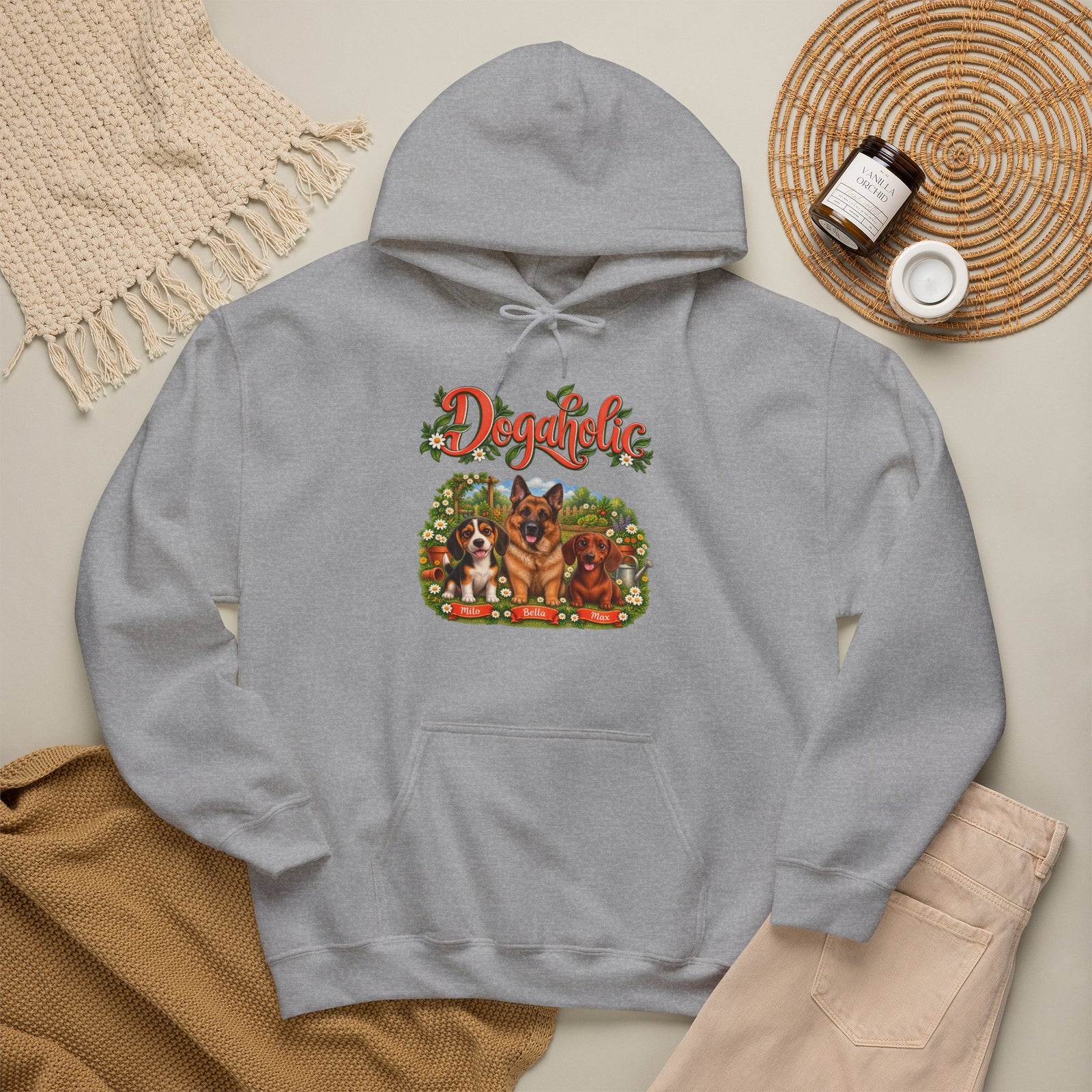 Personalized Dog Hoodie – Dogaholic Garden – Foto 5