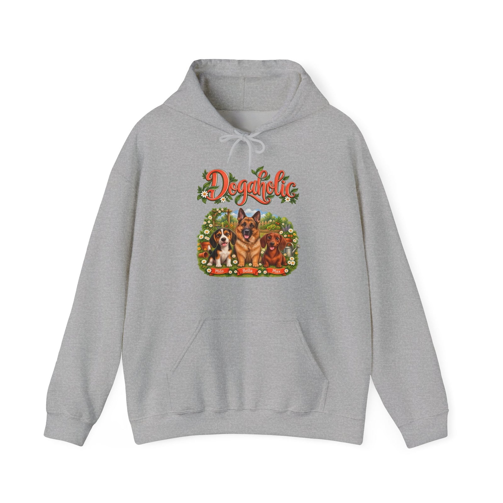 Personalized Dog Hoodie – Dogaholic Garden – Foto 4
