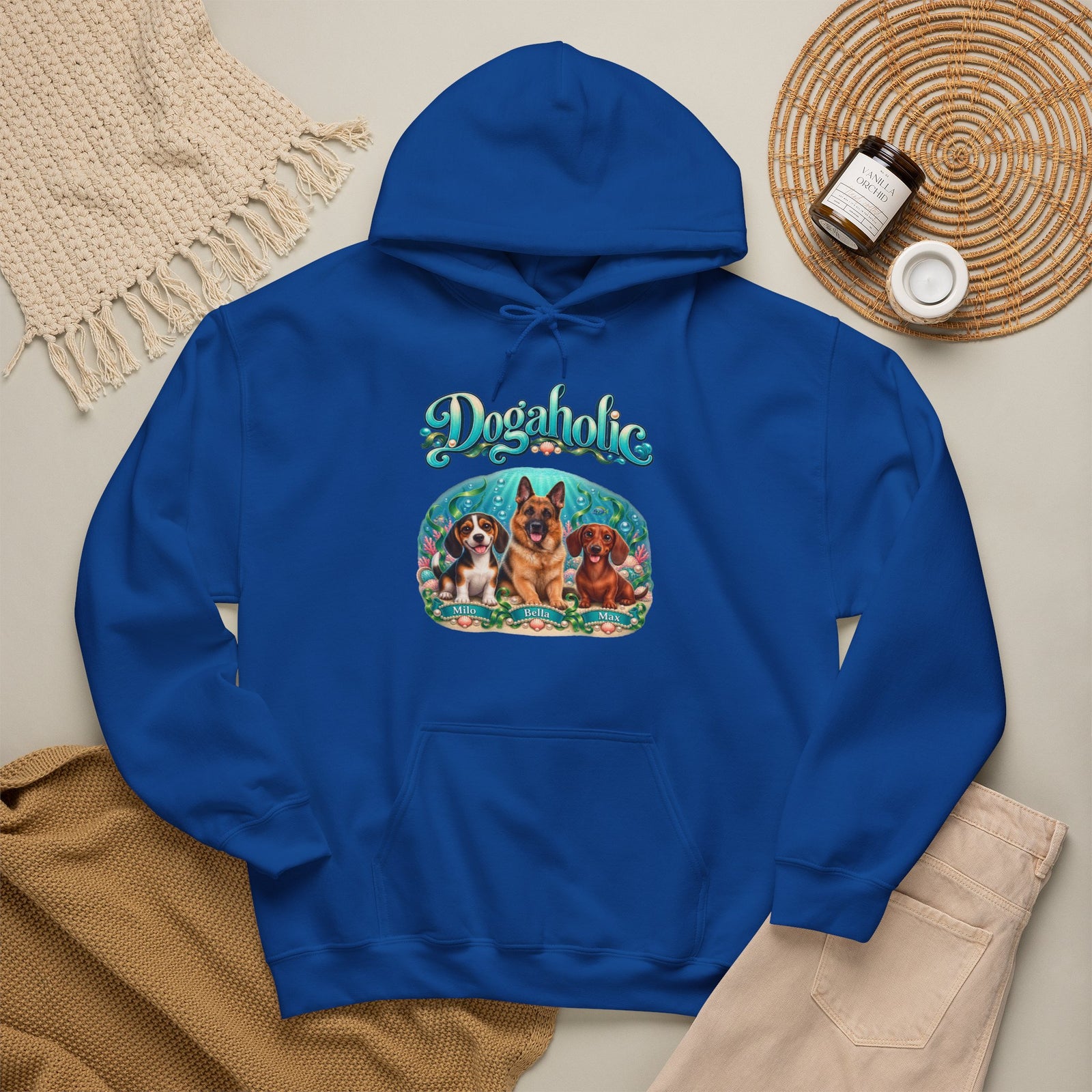 Personalized Dog Hoodie – Dogaholic Underwater – Foto 14