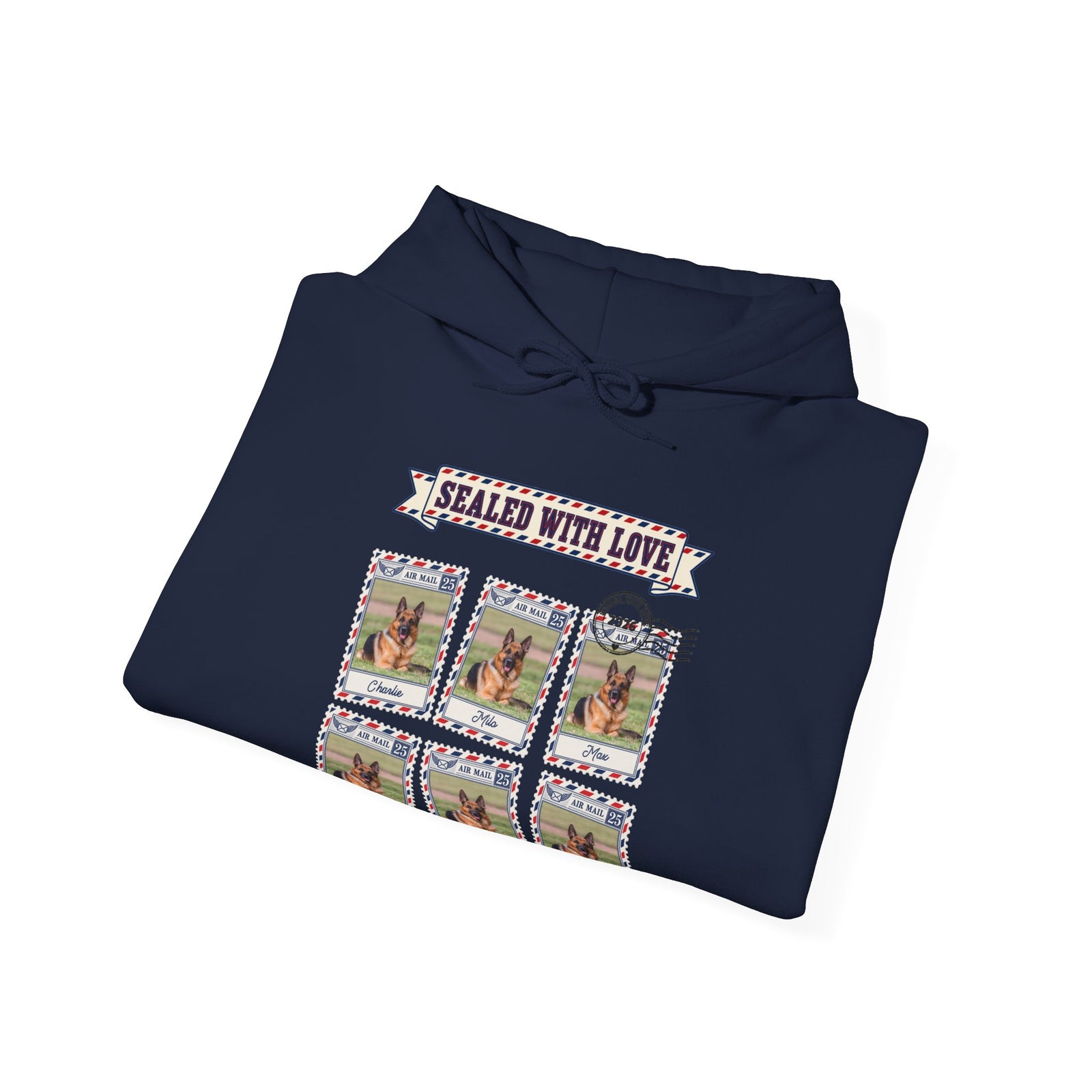 Personalized Dog Hoodie – Sealed With Love Air Mail – photo 3