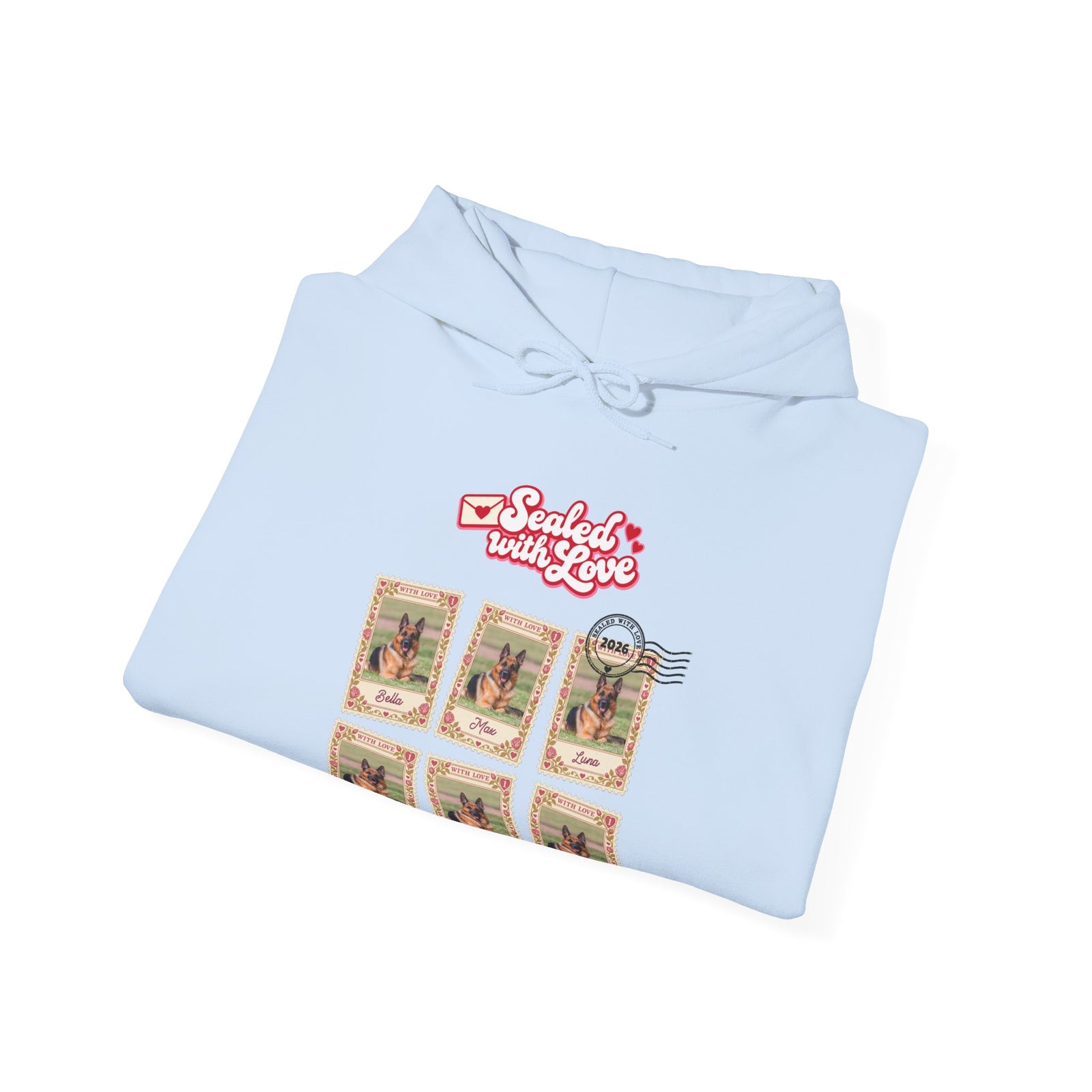 Personalized Dog Hoodie – Sealed with Love Stamps – Foto 21