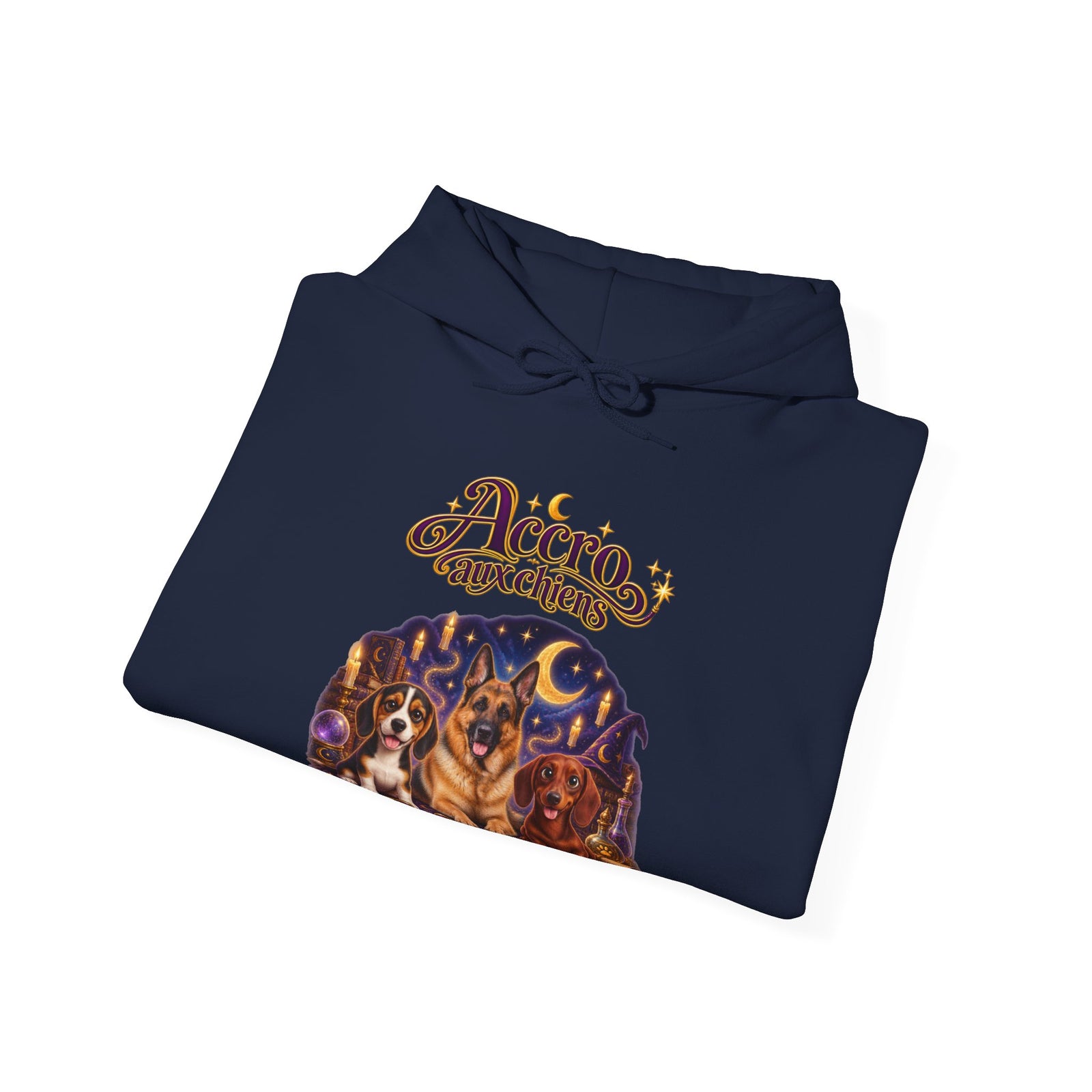 Sweat à capuche chien personnalisé – Univers de sorcier – photo 3