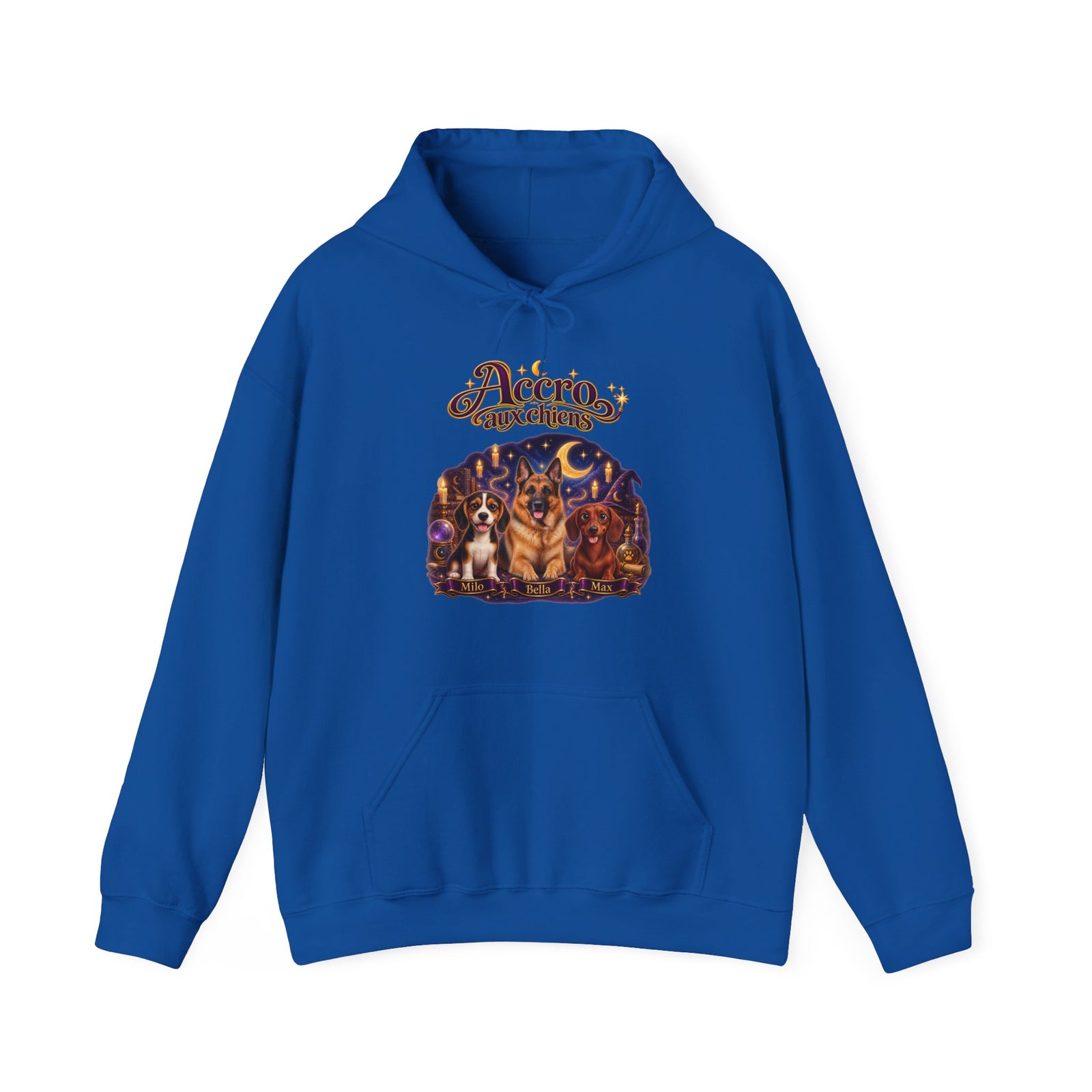Sweat à capuche chien personnalisé – Univers de sorcier – photo 13