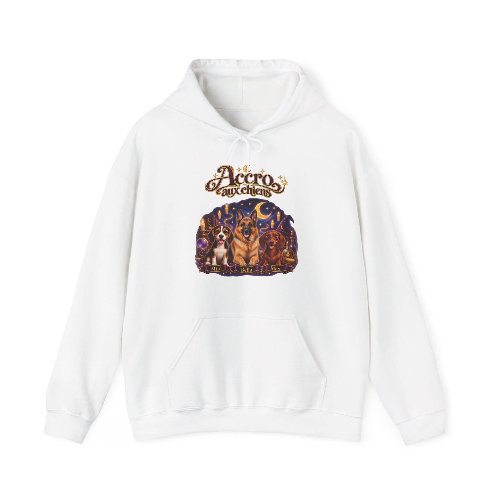 Sweat à capuche chien personnalisé – Univers de sorcier – photo 7