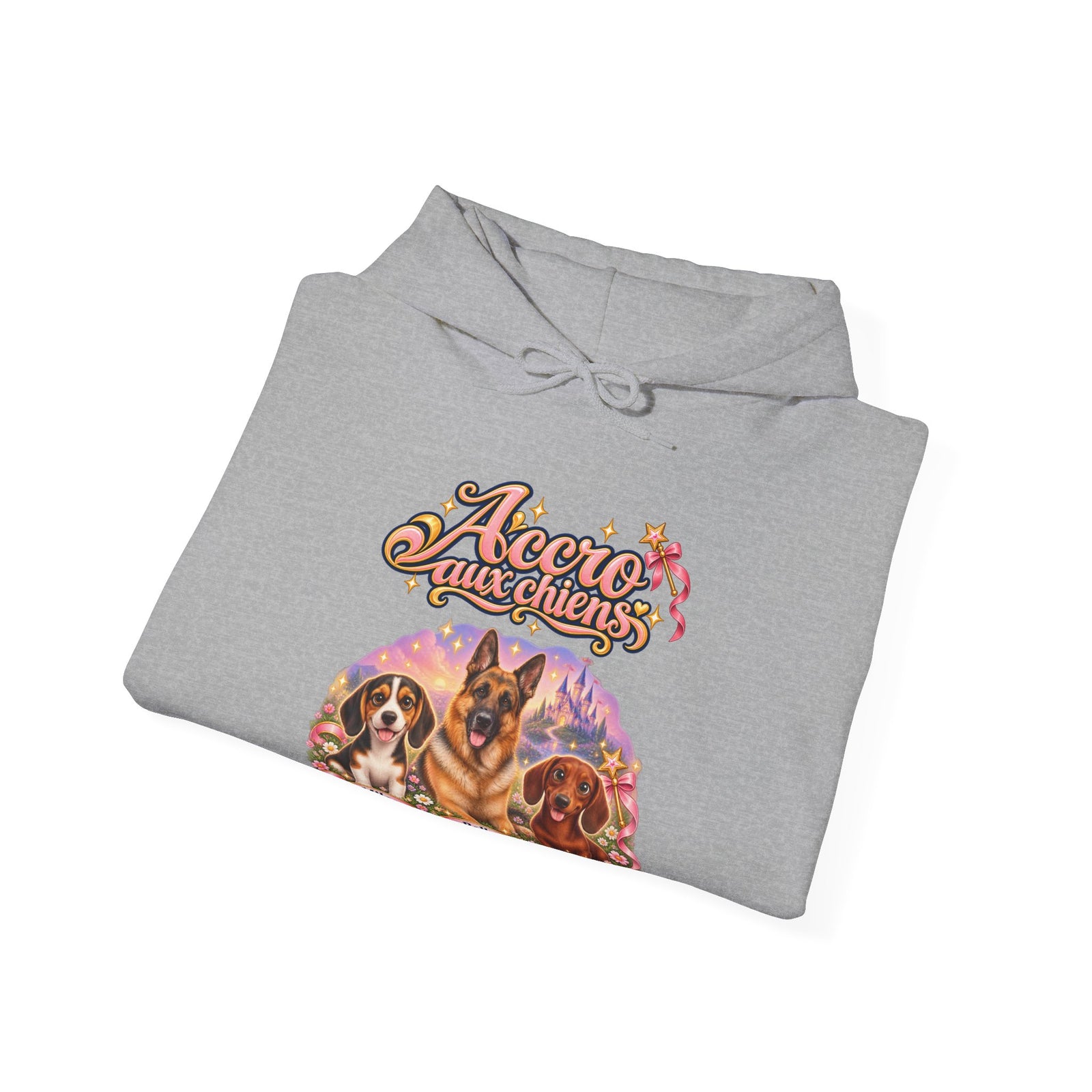 Sweat à capuche chien personnalisé – Accro aux chiens – photo 6