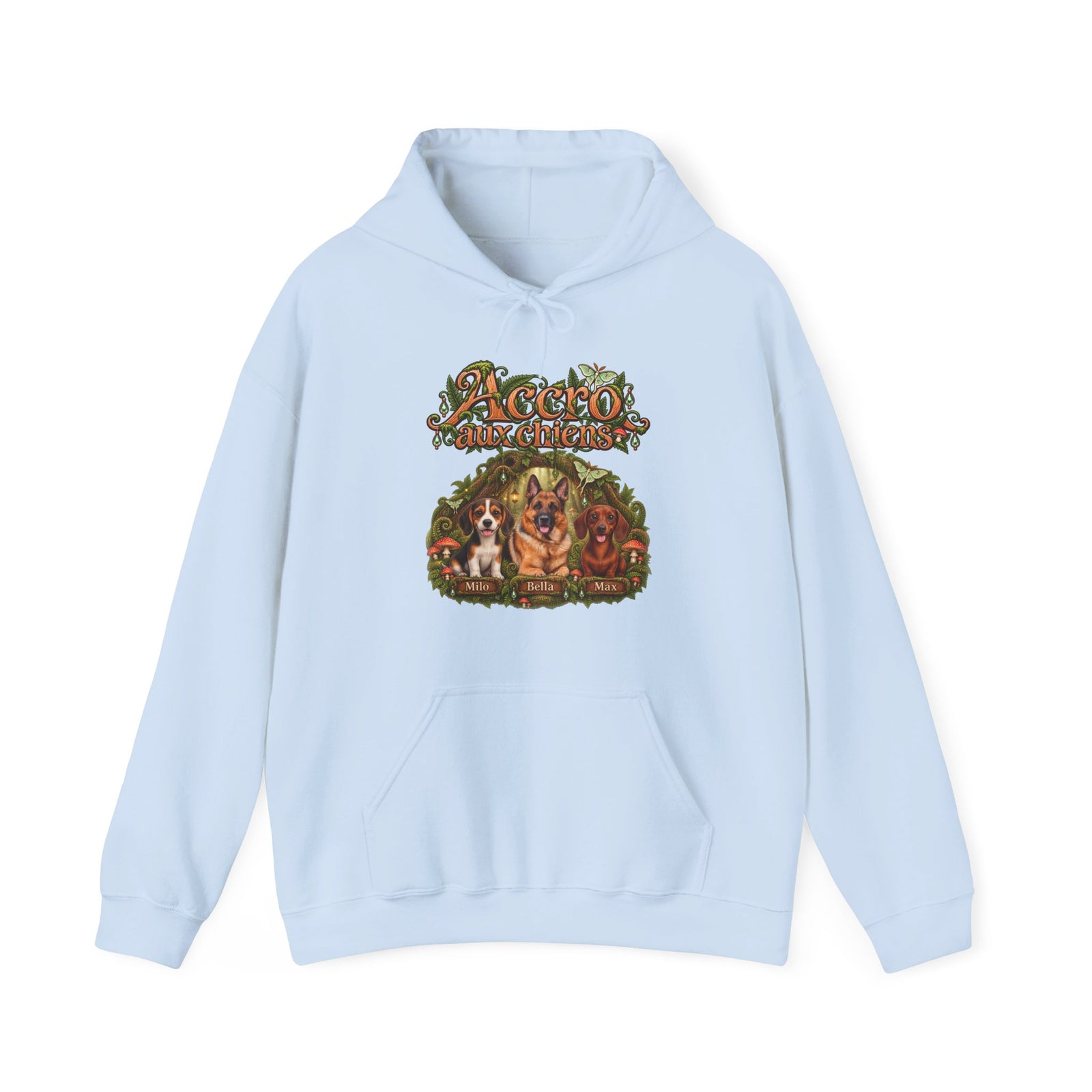Sweat à capuche chien personnalisé – Forêt féerique – photo 19