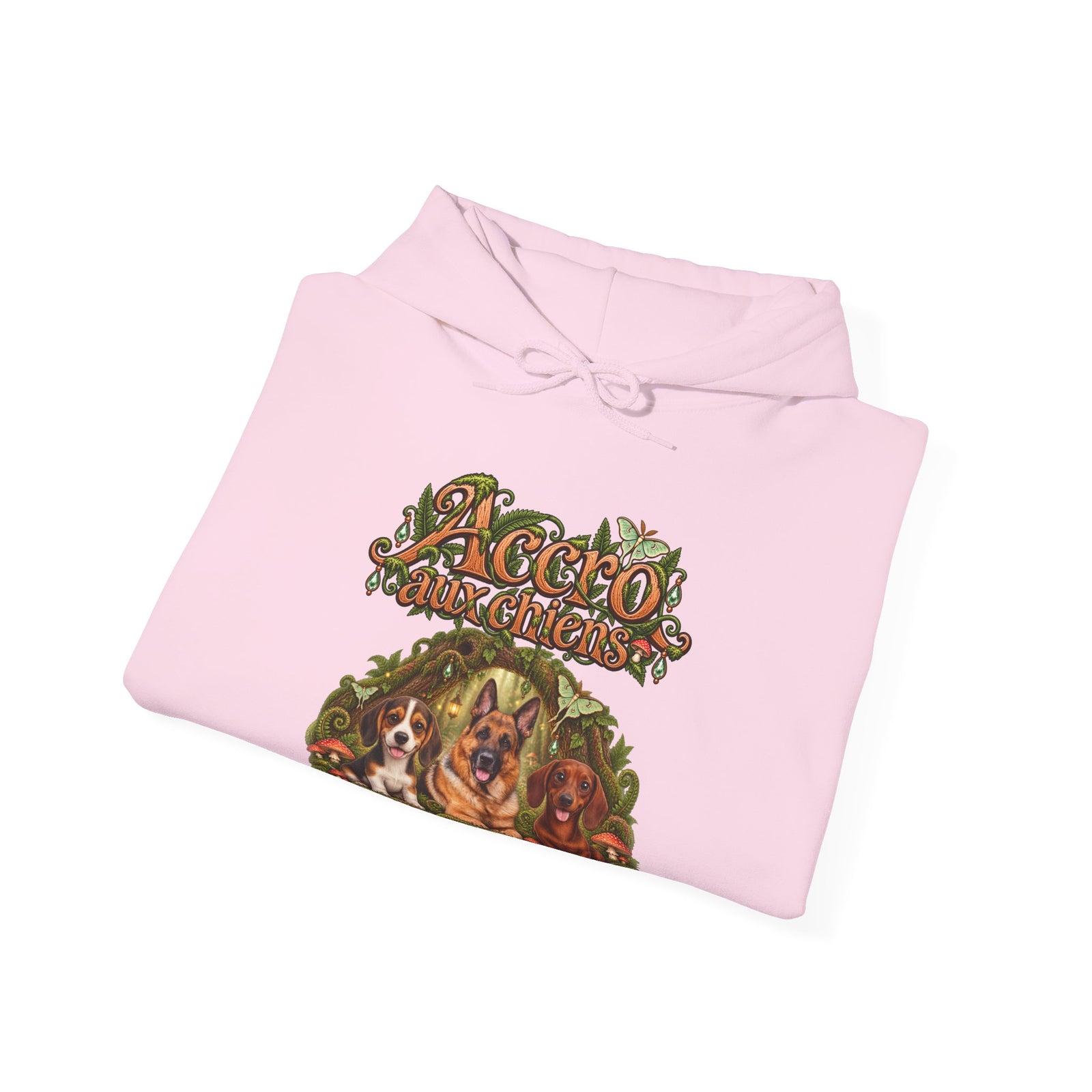 Sweat à capuche chien personnalisé – Forêt féerique – photo 18
