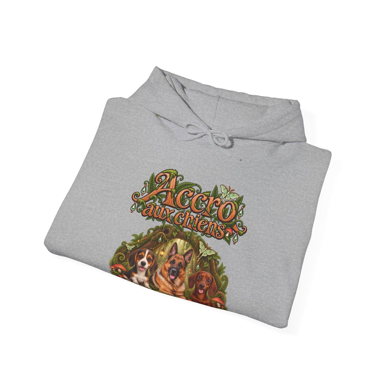 Sweat à capuche chien personnalisé – Forêt féerique – photo 6