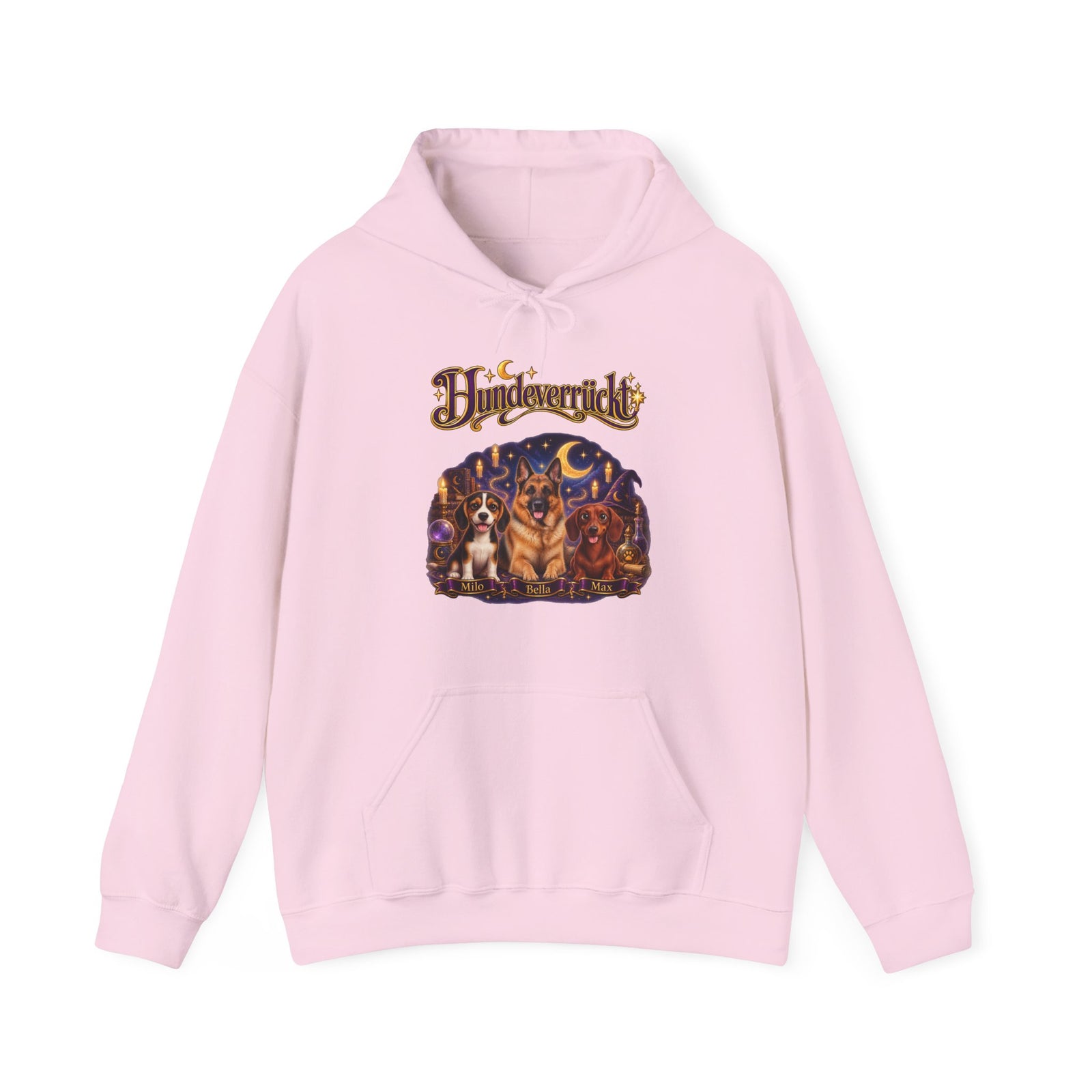 Personalisierter Hund Hoodie – Hundeverrückt Zauberwelt – Foto 16
