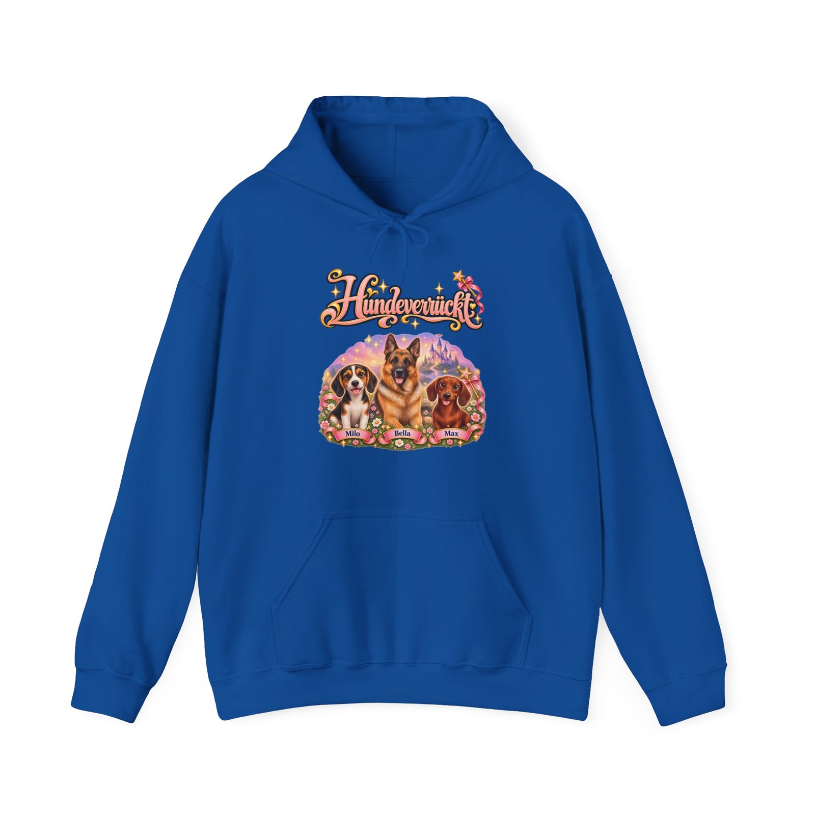 Personalisierter Hoodie mit Hund – Hundeverrückt Märchen – Foto 13