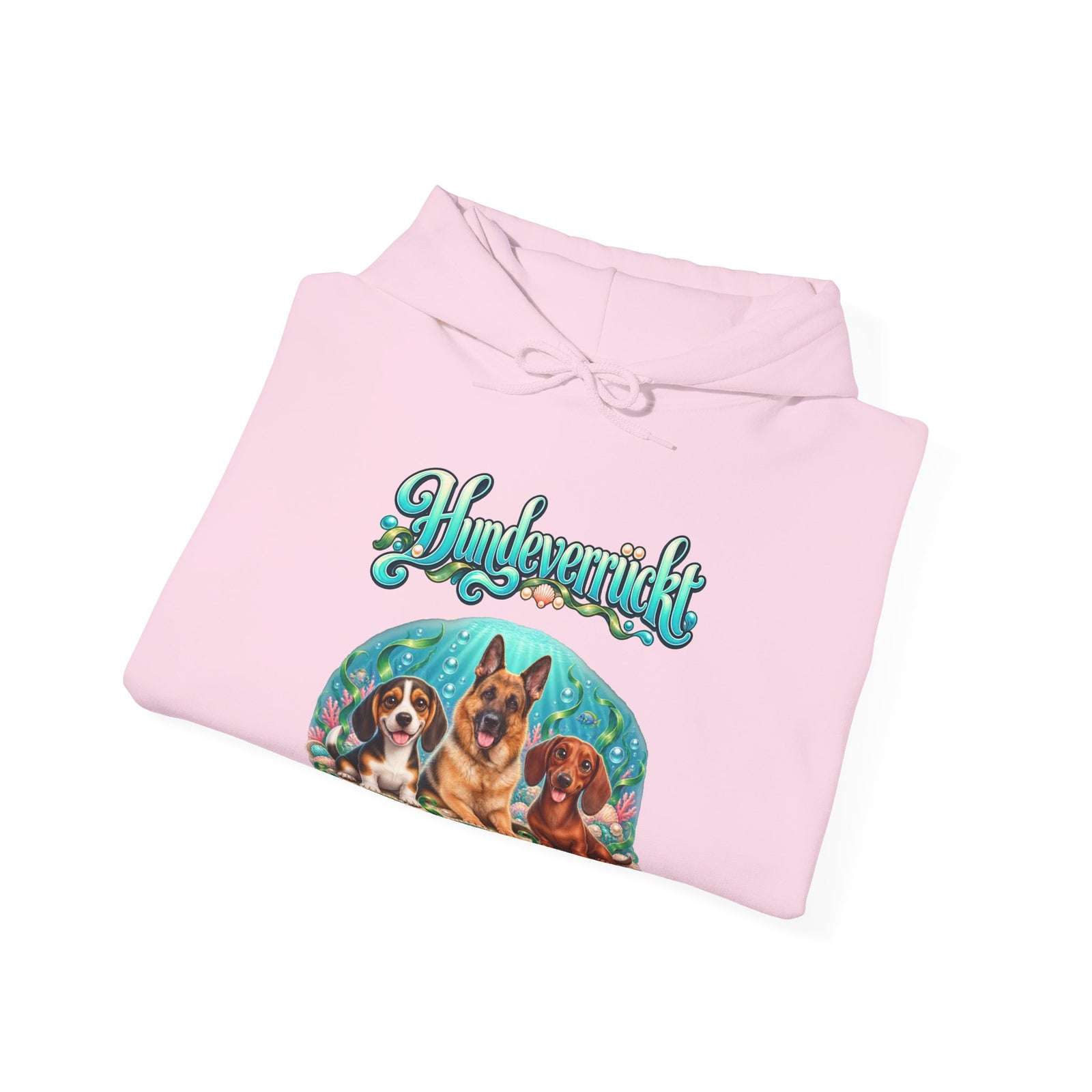 Personalisierter Hund Hoodie – Hundeverrückt Unterwasserwelt – Foto 18