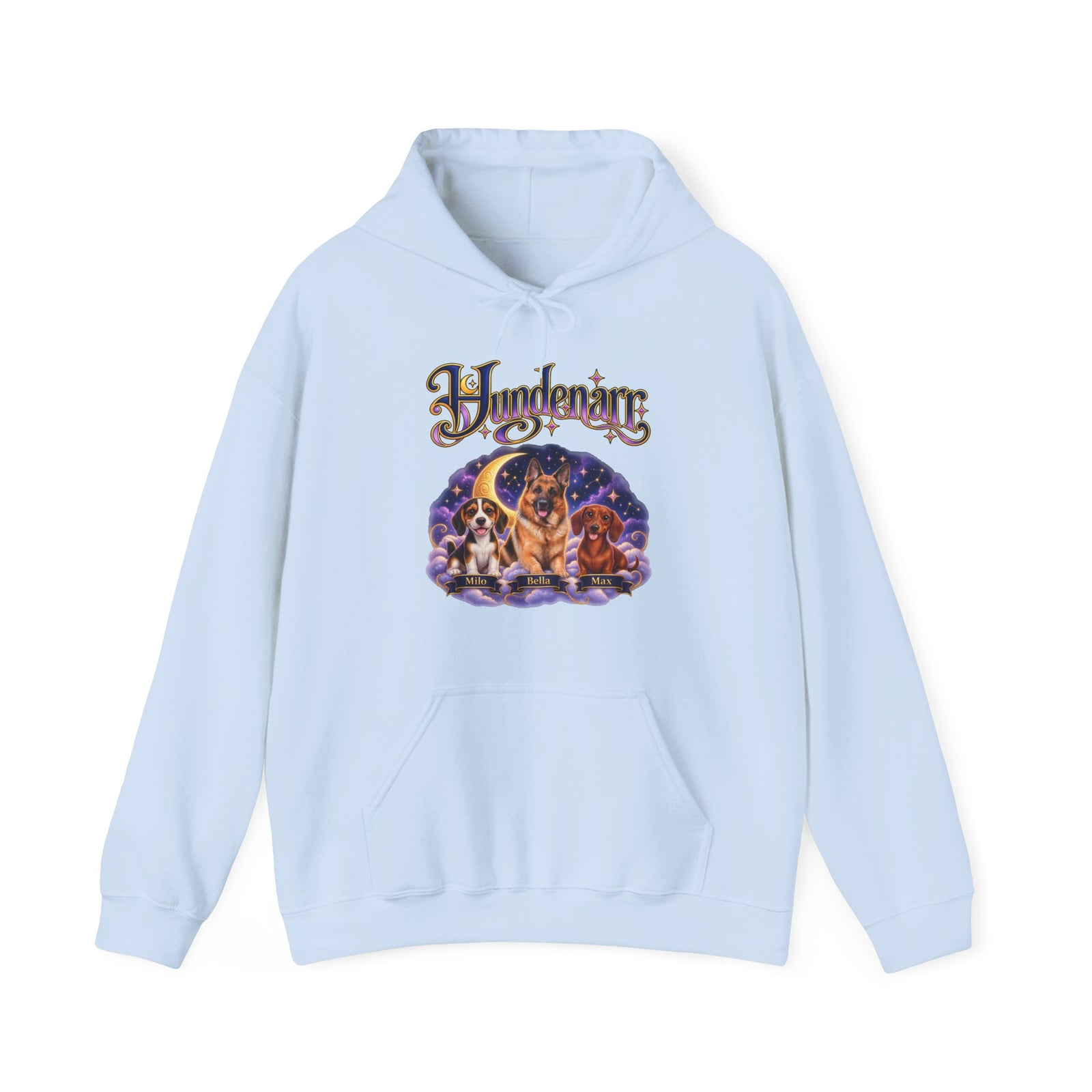 Personalisierter Hund Hoodie – Hundenarr Sternenhimmel – Foto 19