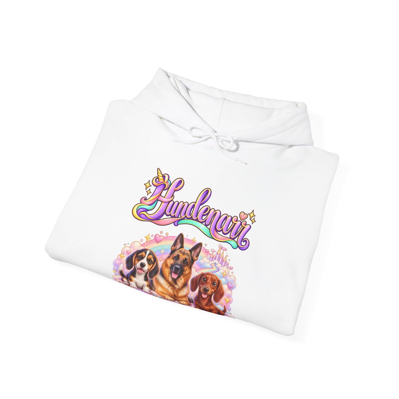 Personalisierter Hund Hoodie – Einhorn Hundenarr – Foto 9