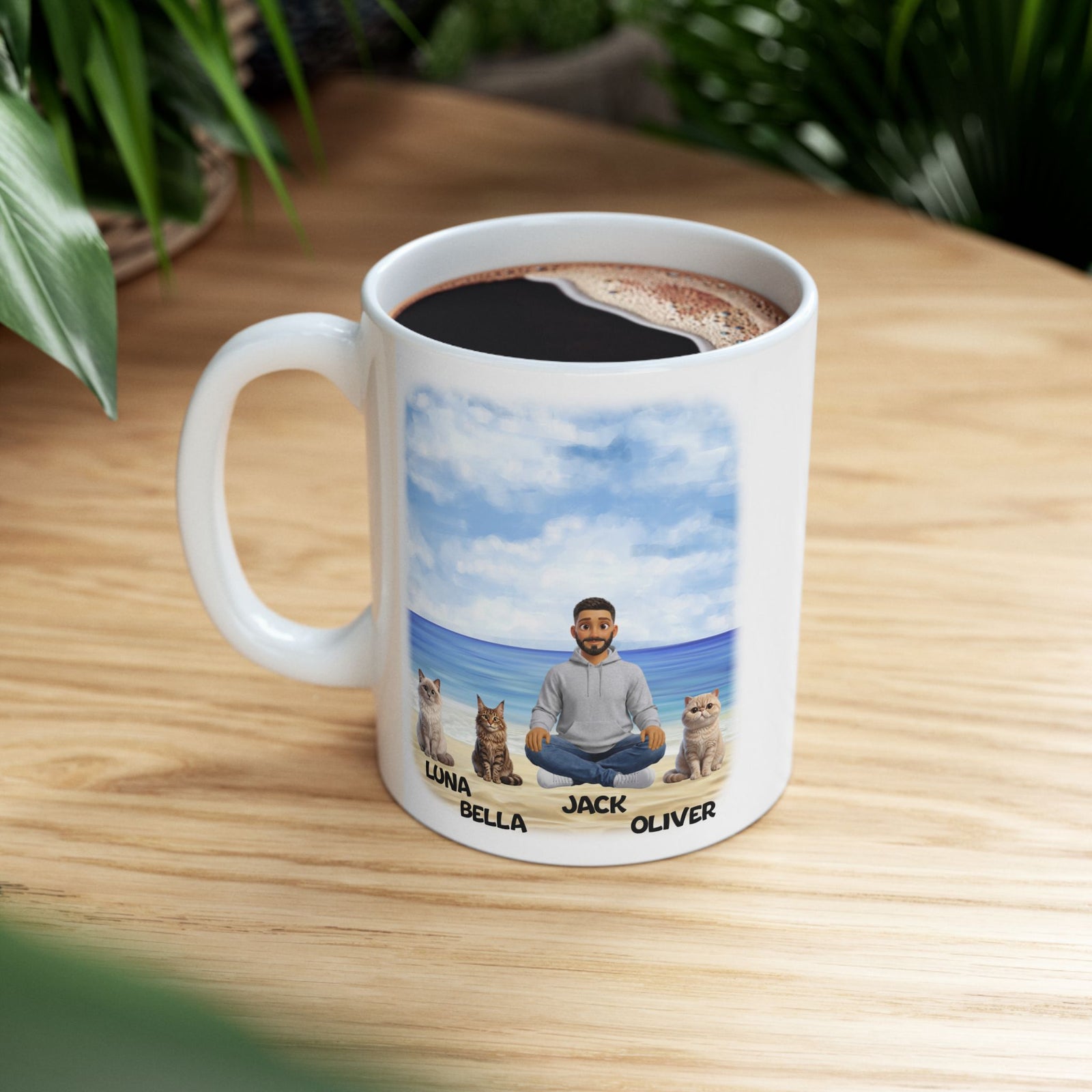 Tasse Papa Chat - Tasse Papa Chat Personnalisée – photo 4