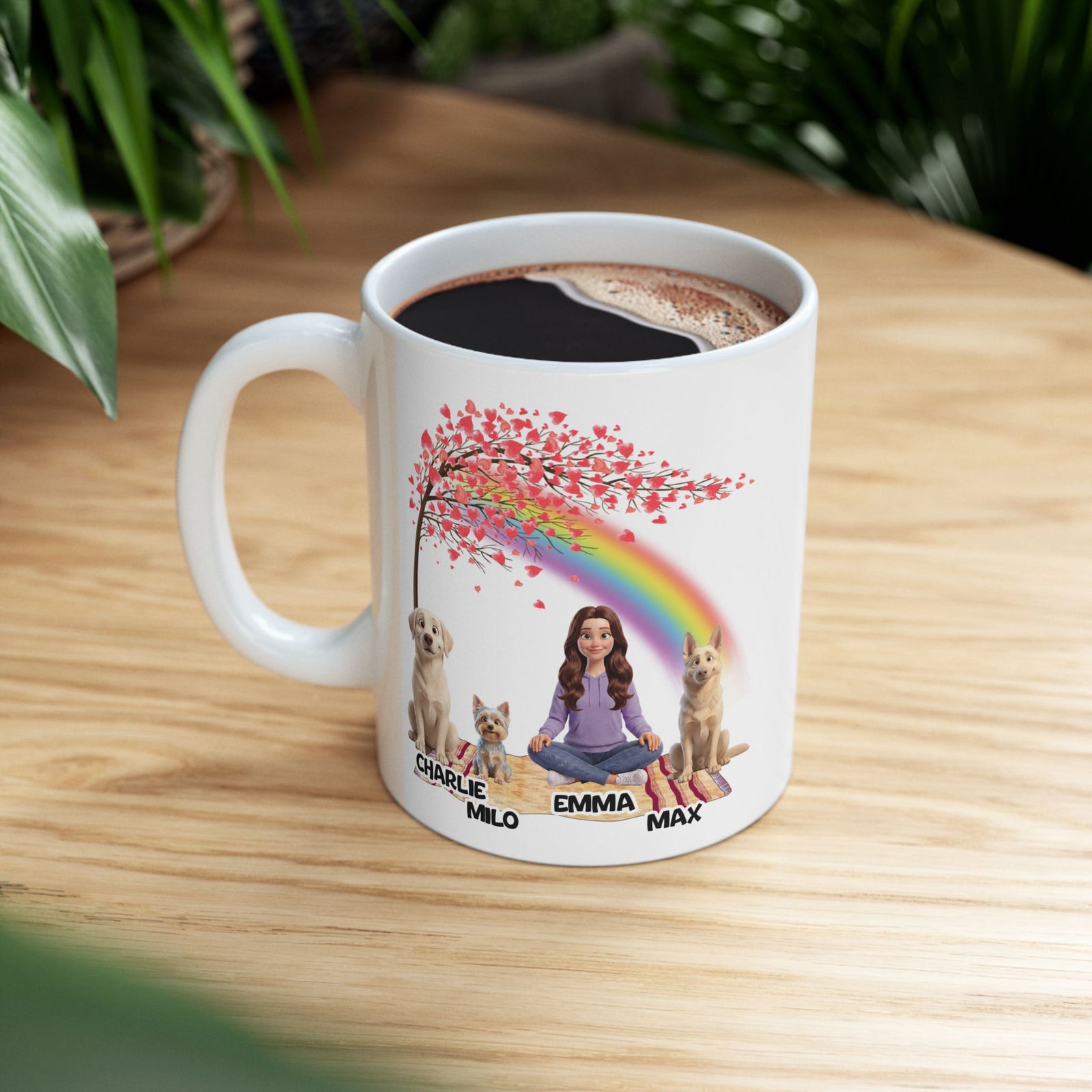 Dog Mom Mug - Personalized Dog Mug Up To 4 Dogs - Best Friends – photo 4