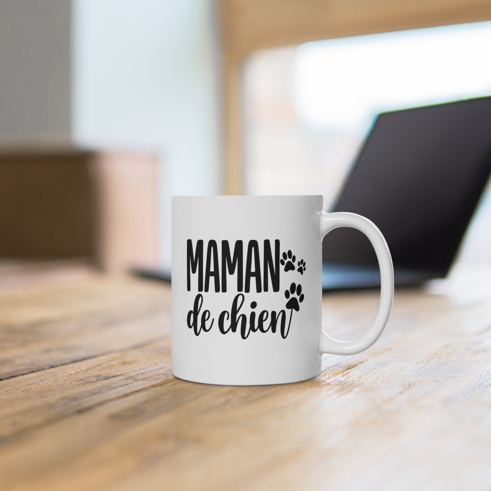 Tasse maman de chien personnalisée – Arbre à cœurs – photo 3
