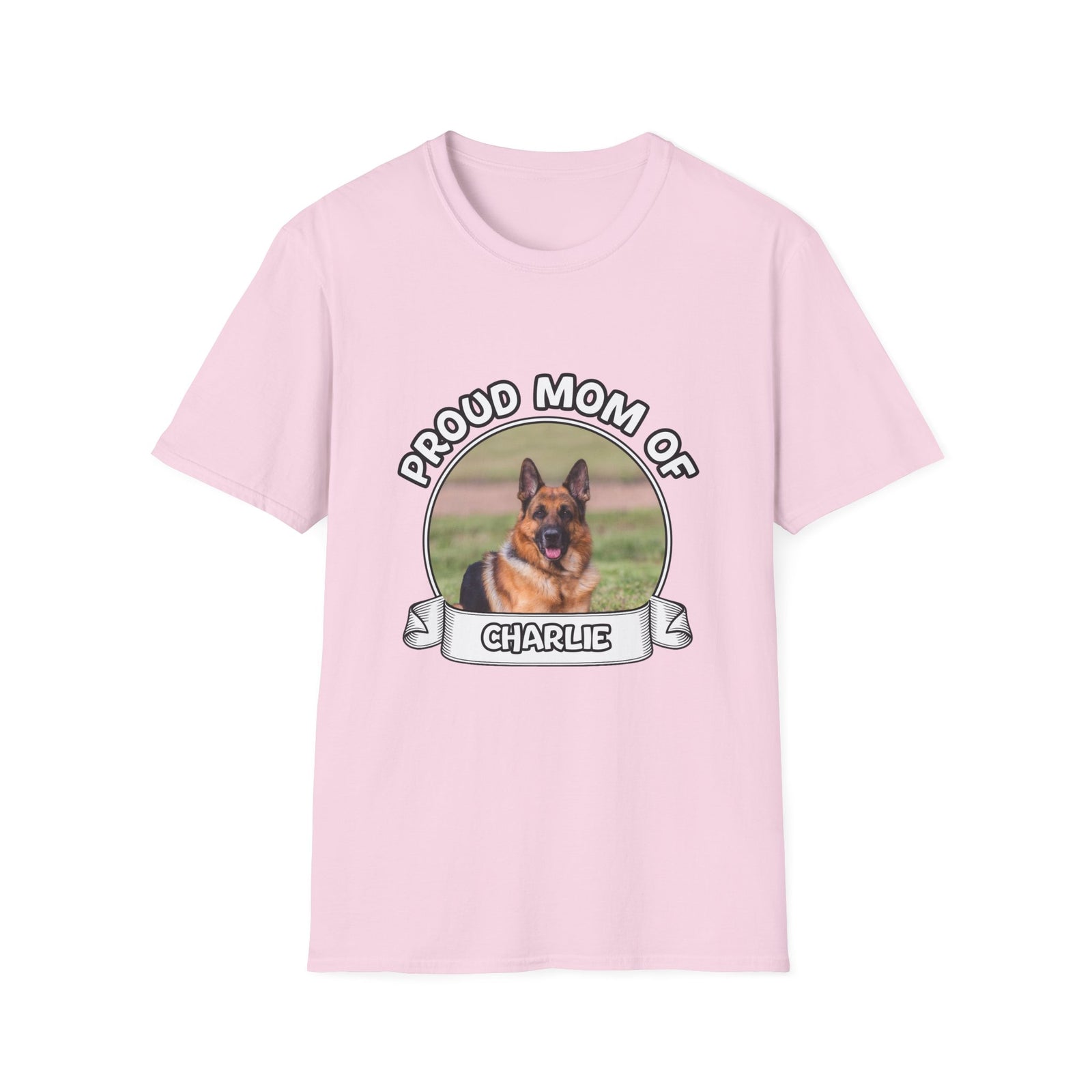Personalized Graphic Tee – Proud Mom Photo Banner – photo 19