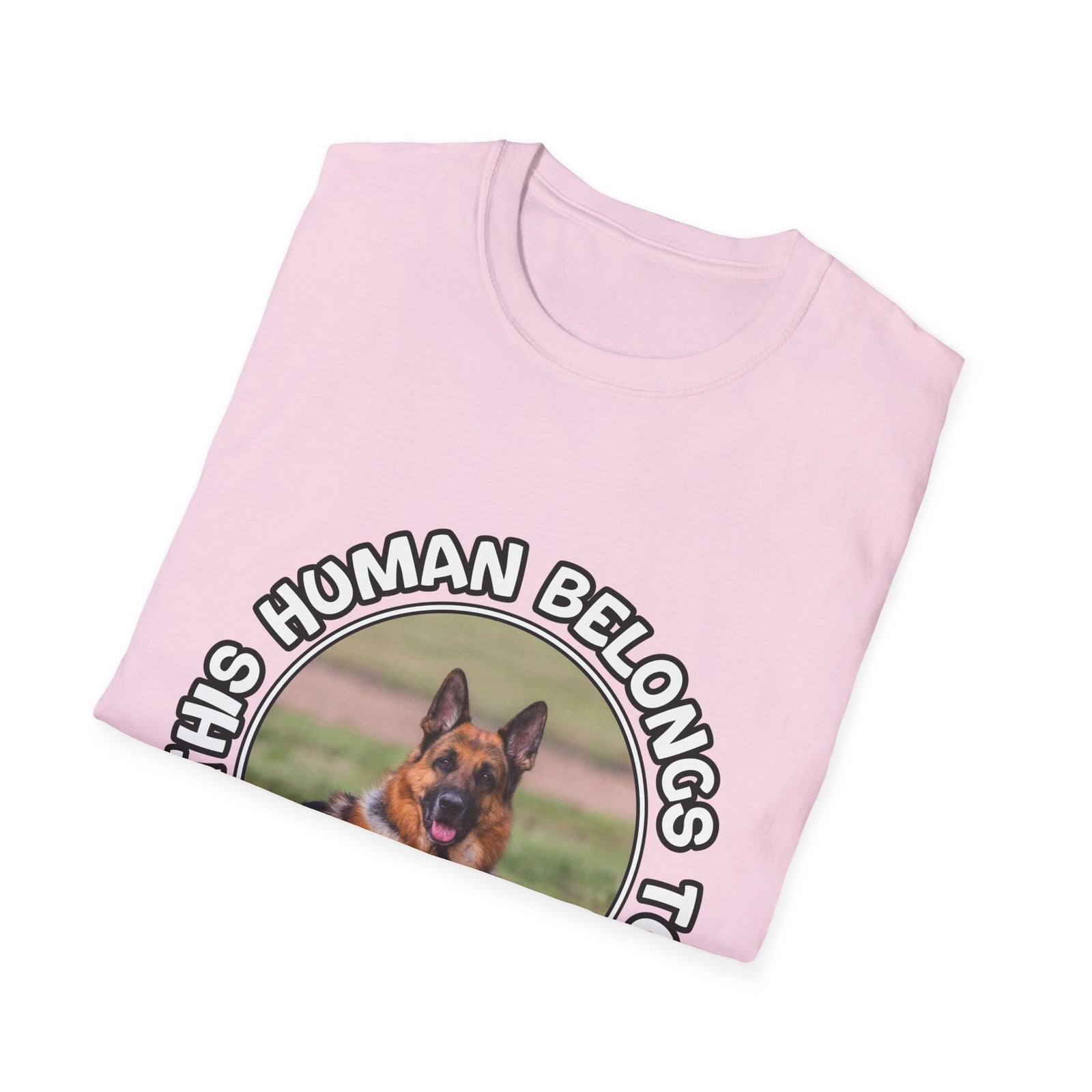 Personalized Graphic Tee – This Human Belongs To – photo 21