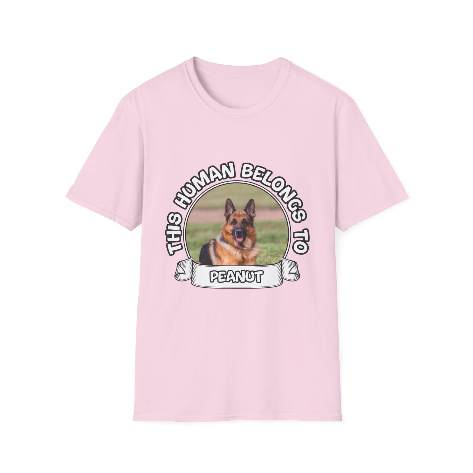 Personalized Graphic Tee – This Human Belongs To – photo 19